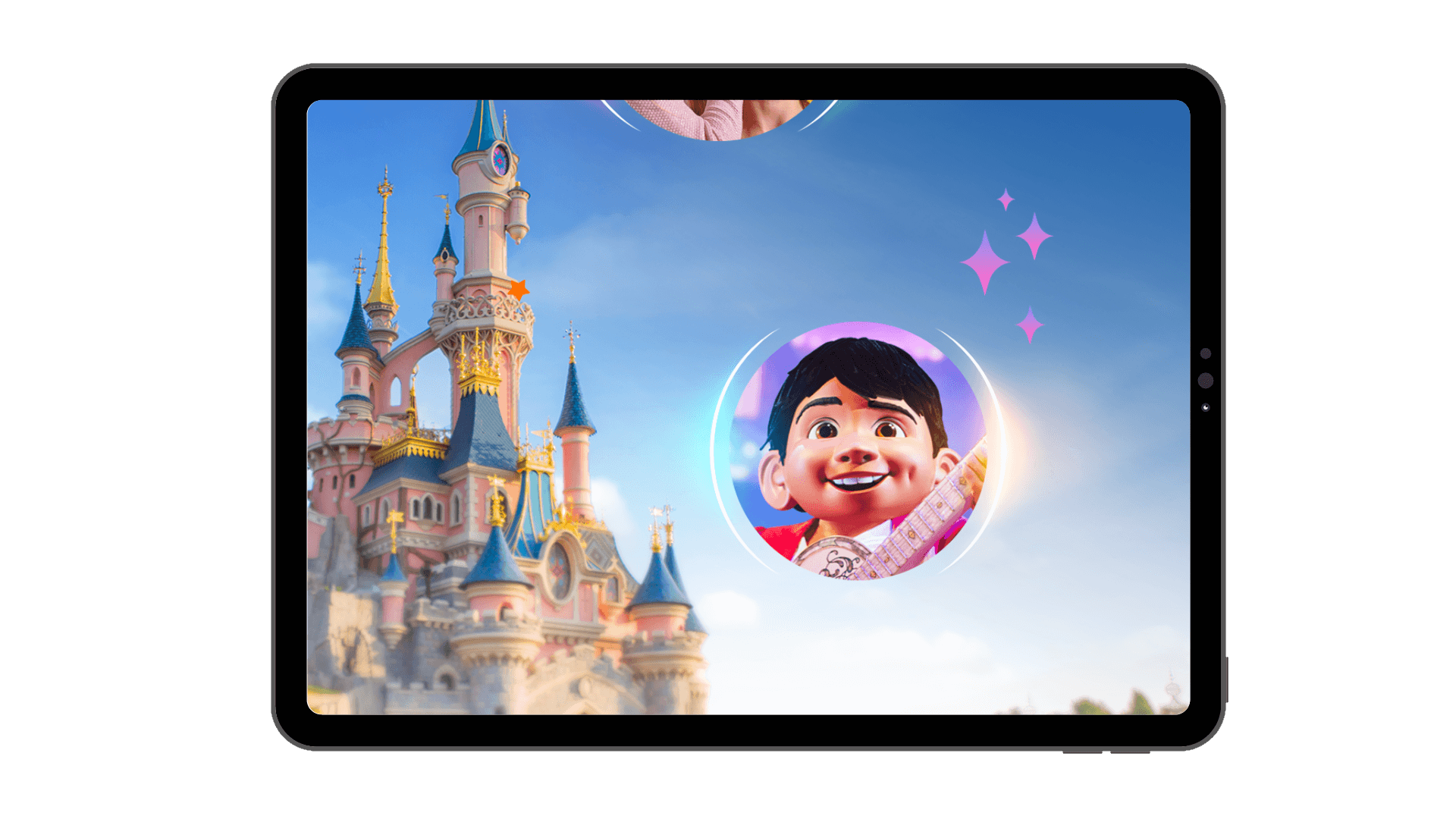 Animation Orange Bulles Disney