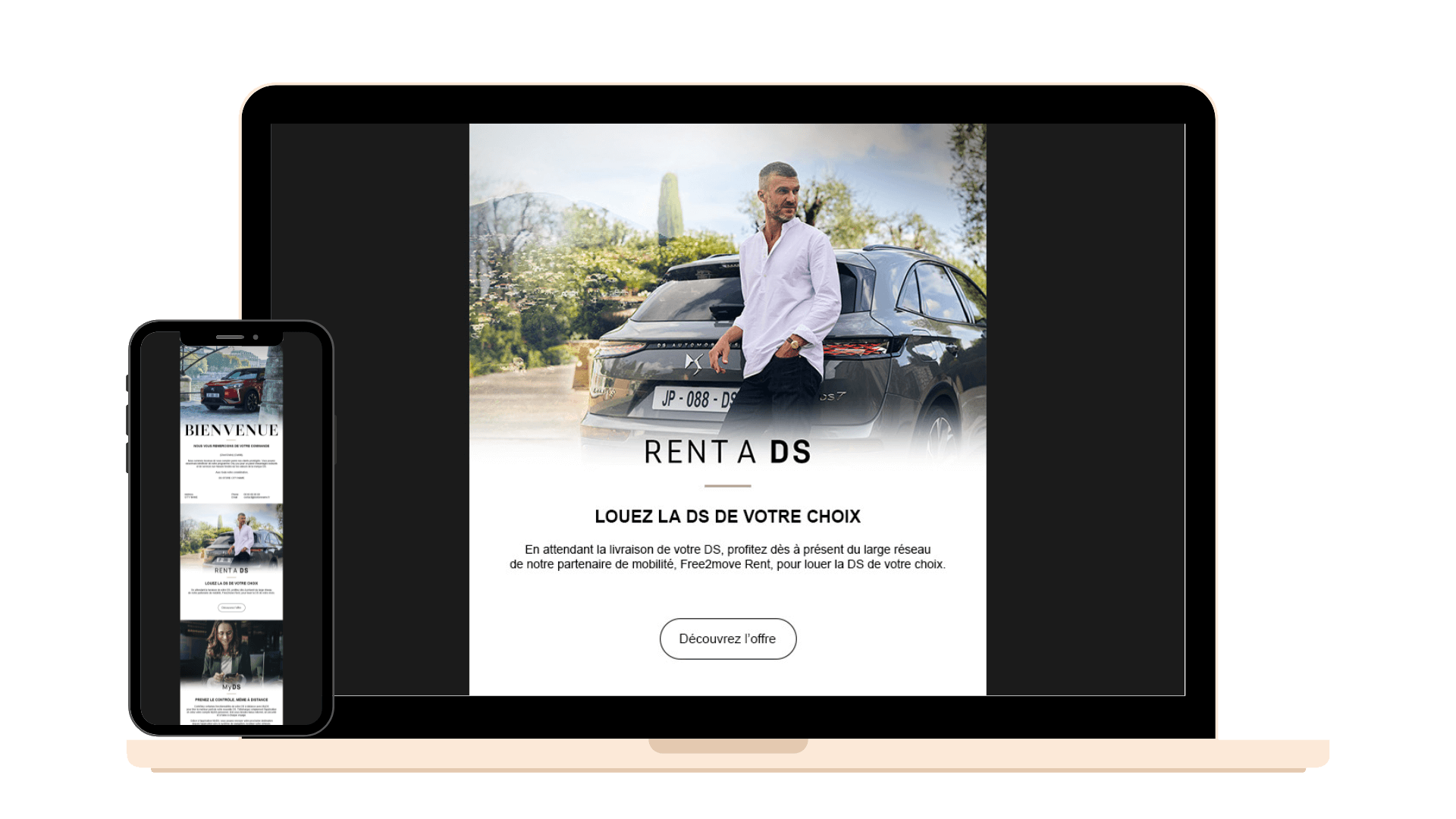 email DS de bienvenue